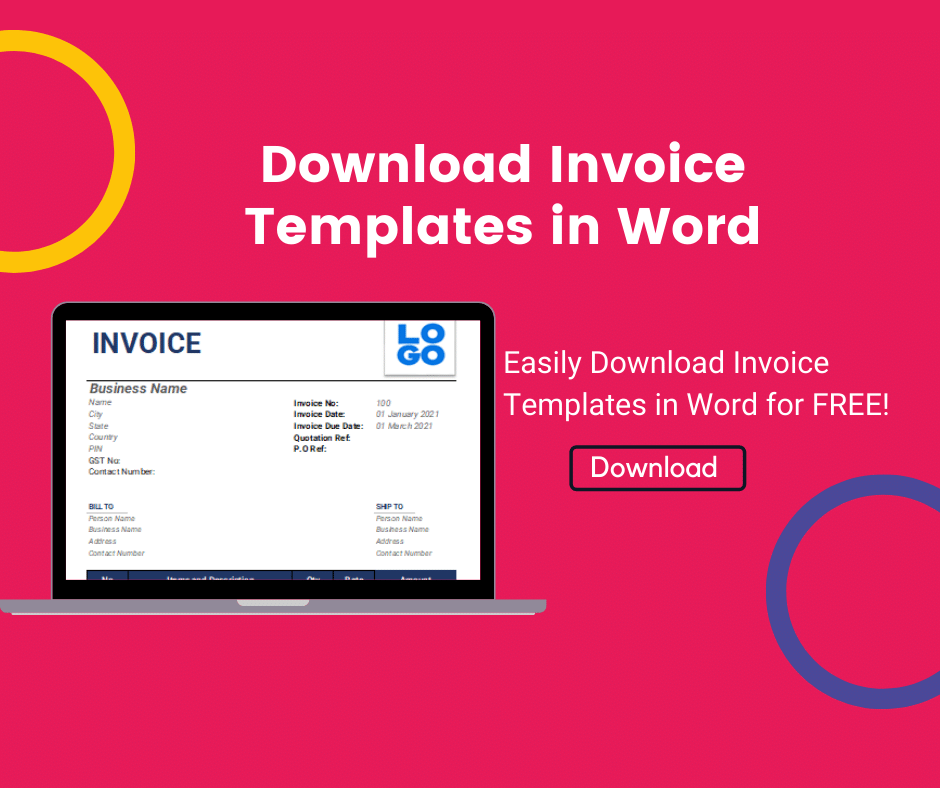 Invoice Template in Word